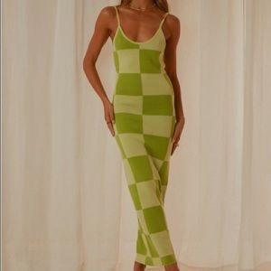 Peppermayo Cali Sweetheart Knit Maxi Dress